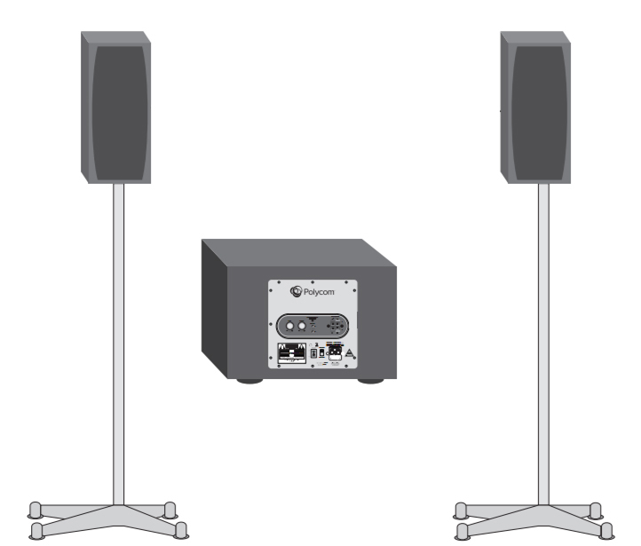 Polycom Stereo Speaker Set