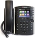 VVX 411 Polycom IP-телефон 12 линий SIP/Lync, 2 x GE PoE, цветной LCD 320x240